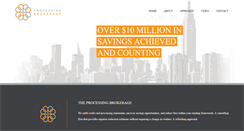 Desktop Screenshot of processingbrokerage.com